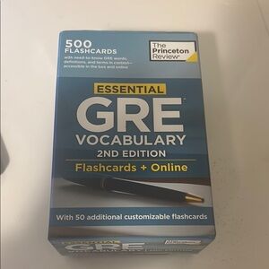 Princeton Review Essential GRE Vocabulary Flashcards 2nd Edition